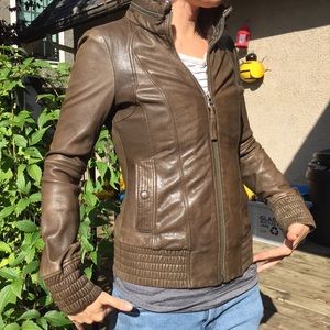 Mackage lamb skin jacket